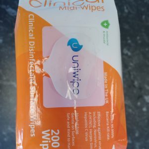Clinical Wet Wipe 200 per Pack