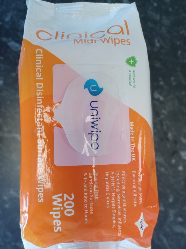 Clinical Wet Wipe 200 per Pack