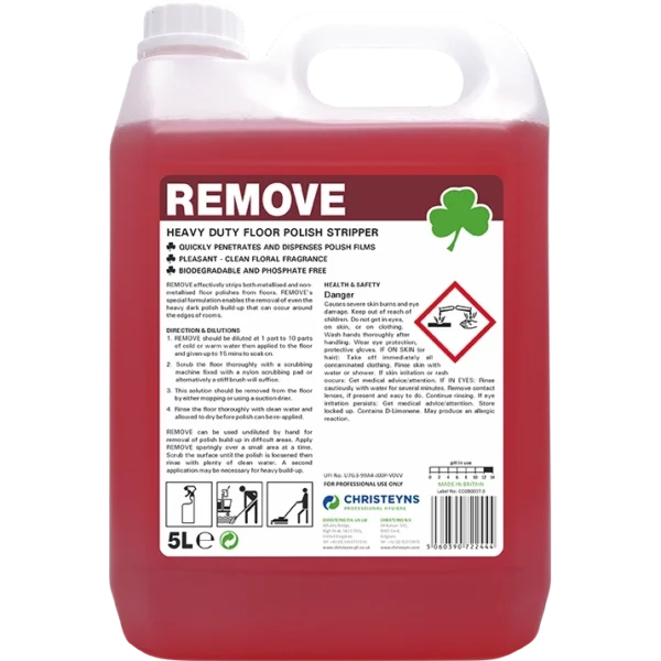 Remove-Heavy Duty Polish Stripper - 5lt
