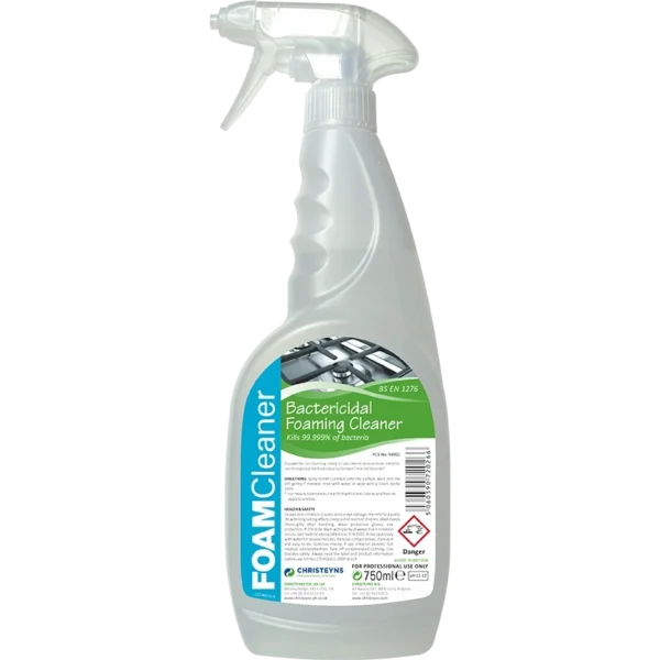 Bactericidal Foam Cleaner  750ml Trigger Spray