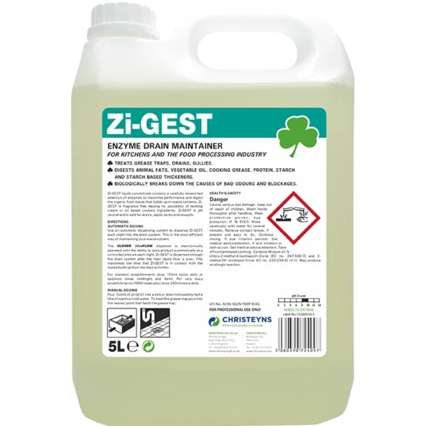 Zi-Gest - Enzyme Drain Maintainer - 5lt