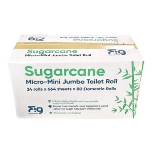 Sugarcane Micro-Mini Jumbo Toilet Roll