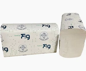 SUGAR CANE Z FOLD HAND TOWELS